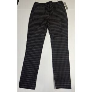 Loft Woman’s Brown Striped High Waist Skinny Size 2 Pants NWT